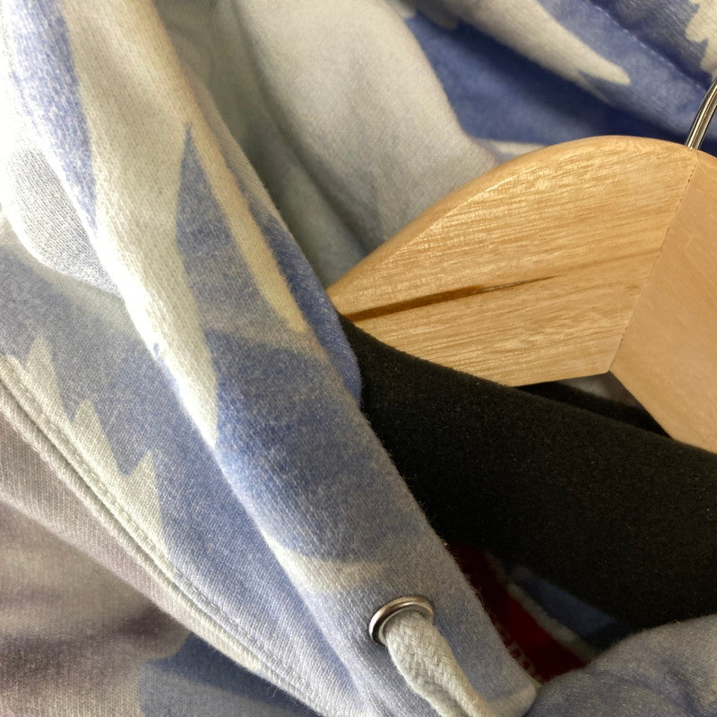 【中古品】【メンズ】 SUPREME シュプリーム DOVER HOODED SWEAT SHIRT カラーBLUE ハト柄 SIZE:L 22SS 149-261009-ky-03-fuzh 万代Net店