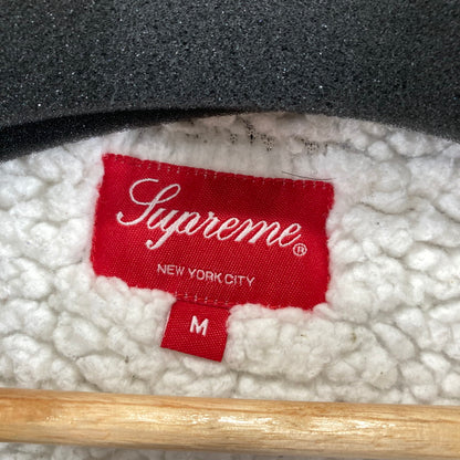 【中古品】【メンズ】 SUPREME シュプリーム SHEARLING LINED FLANNEL SHIRT カラーYELLOW.PURPLE SIZE:M　 149-261009-ky-02-fuzh 万代Net店