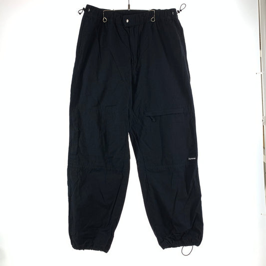 【中古品】【メンズ】 SUPREME シュプリーム COTTON CINCH PANT コットン シンチ パンツ 149-261009-ny-16-fuzh サイズ：XL カラー：ブラック 万代Net店