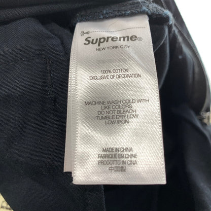 【中古品】【メンズ】 SUPREME シュプリーム COTTON CINCH PANT コットン シンチ パンツ 149-261009-ny-16-fuzh サイズ：XL カラー：ブラック 万代Net店