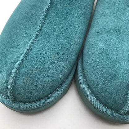 【中古品】【メンズ/レディース】 UGG アグ TASMAN S/N 5955 タスマン ボア スリッポン 靴 ※汚れ有 164-261013-vt-84-fuzh サイズ：27cm カラー：ブルーグリーン 万代Net店