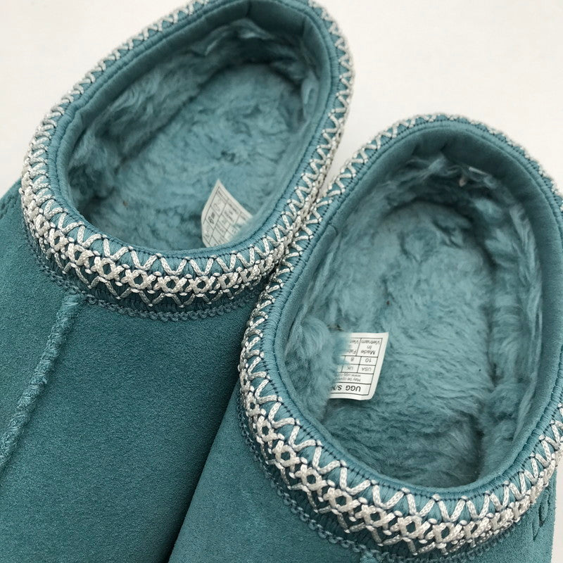 【中古品】【メンズ/レディース】 UGG アグ TASMAN S/N 5955 タスマン ボア スリッポン 靴 ※汚れ有 164-261013-vt-84-fuzh サイズ：27cm カラー：ブルーグリーン 万代Net店