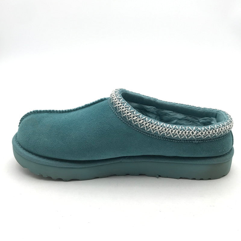 【中古品】【メンズ/レディース】 UGG アグ TASMAN S/N 5955 タスマン ボア スリッポン 靴 ※汚れ有 164-261013-vt-84-fuzh サイズ：27cm カラー：ブルーグリーン 万代Net店