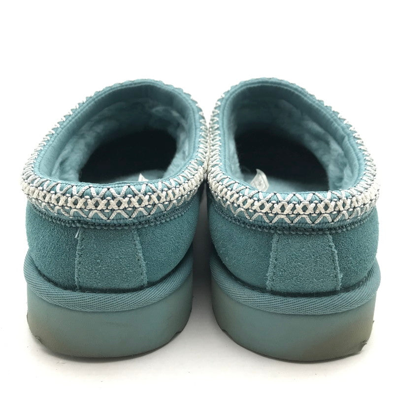 【中古品】【メンズ/レディース】 UGG アグ TASMAN S/N 5955 タスマン ボア スリッポン 靴 ※汚れ有 164-261013-vt-84-fuzh サイズ：27cm カラー：ブルーグリーン 万代Net店