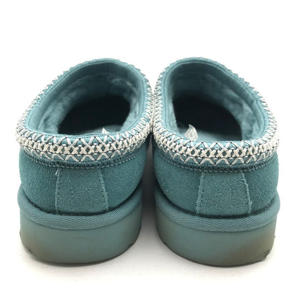 【中古品】【メンズ/レディース】 UGG アグ TASMAN S/N 5955 タスマン ボア スリッポン 靴 ※汚れ有 164-261013-vt-84-fuzh サイズ：27cm カラー：ブルーグリーン 万代Net店