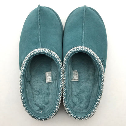 【中古品】【メンズ/レディース】 UGG アグ TASMAN S/N 5955 タスマン ボア スリッポン 靴 ※汚れ有 164-261013-vt-84-fuzh サイズ：27cm カラー：ブルーグリーン 万代Net店