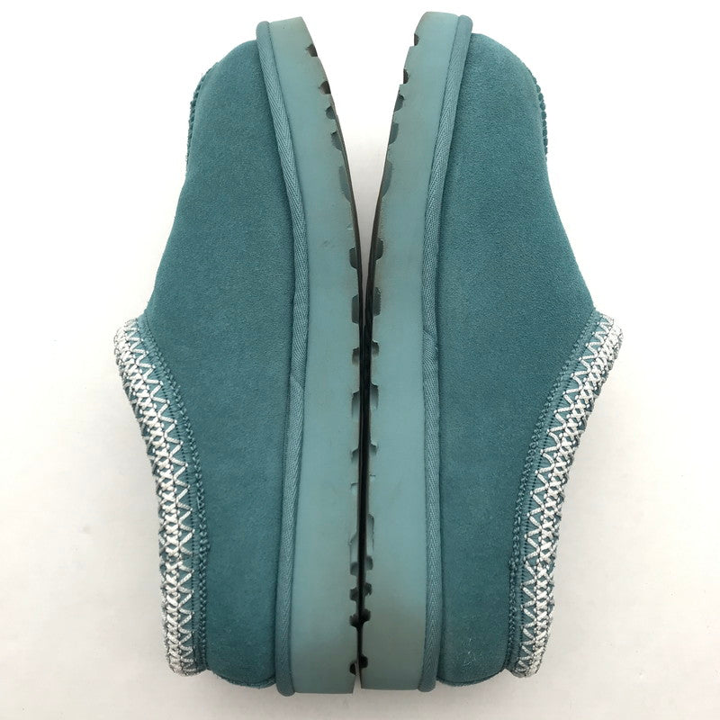 【中古品】【メンズ/レディース】 UGG アグ TASMAN S/N 5955 タスマン ボア スリッポン 靴 ※汚れ有 164-261013-vt-84-fuzh サイズ：27cm カラー：ブルーグリーン 万代Net店