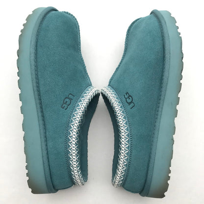 【中古品】【メンズ/レディース】 UGG アグ TASMAN S/N 5955 タスマン ボア スリッポン 靴 ※汚れ有 164-261013-vt-84-fuzh サイズ：27cm カラー：ブルーグリーン 万代Net店