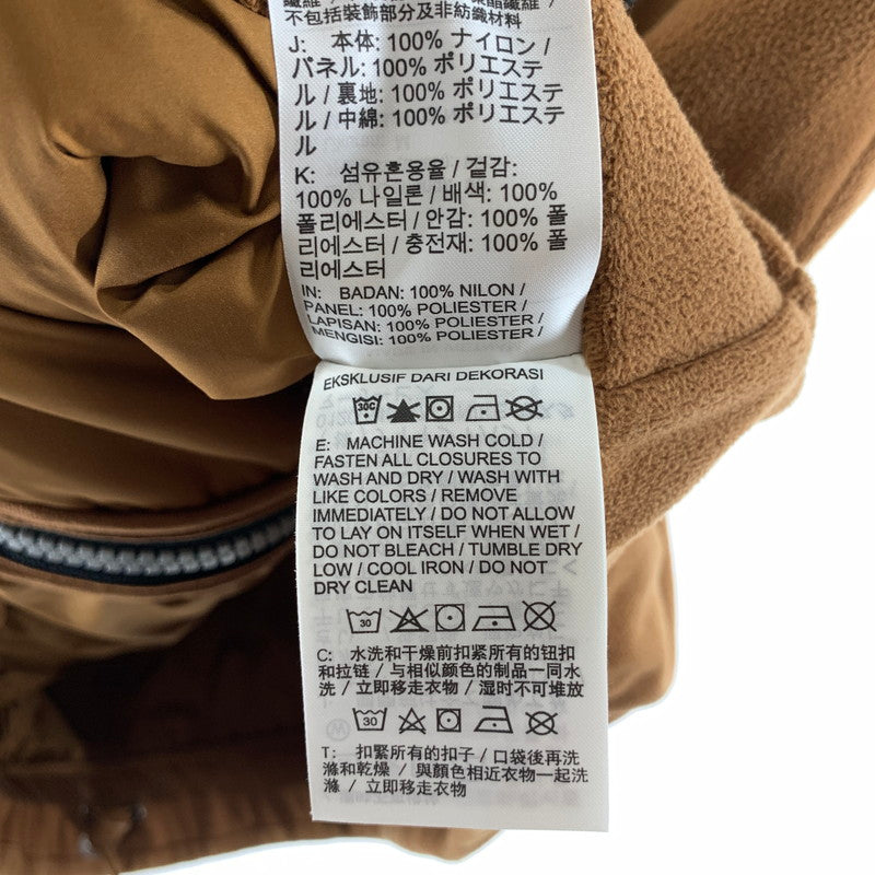 【中古品】【メンズ】 NIKE ナイキ FD8629 JORDAN NYLON BEST ジョーダンナイロンベスト 半分フリース 148-261009-ny-13-fuzh サイズ：M カラー：ブラウン ブラック 万代Net店
