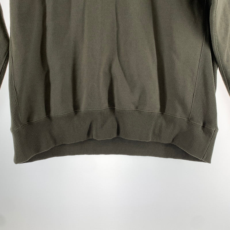 【中古品】【メンズ】 THE NORTH FACE ザ・ノースフェイス ヘザー ロゴ クルー スウェット NT12334 144-261009-ny-15-fuzh サイズ：L カラー：カーキ 万代Net店