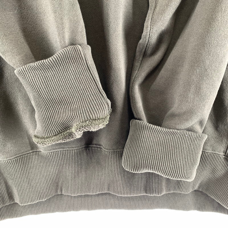 【中古品】【メンズ】 THE NORTH FACE ザ・ノースフェイス ヘザー ロゴ クルー スウェット NT12334 144-261009-ny-15-fuzh サイズ：L カラー：カーキ 万代Net店
