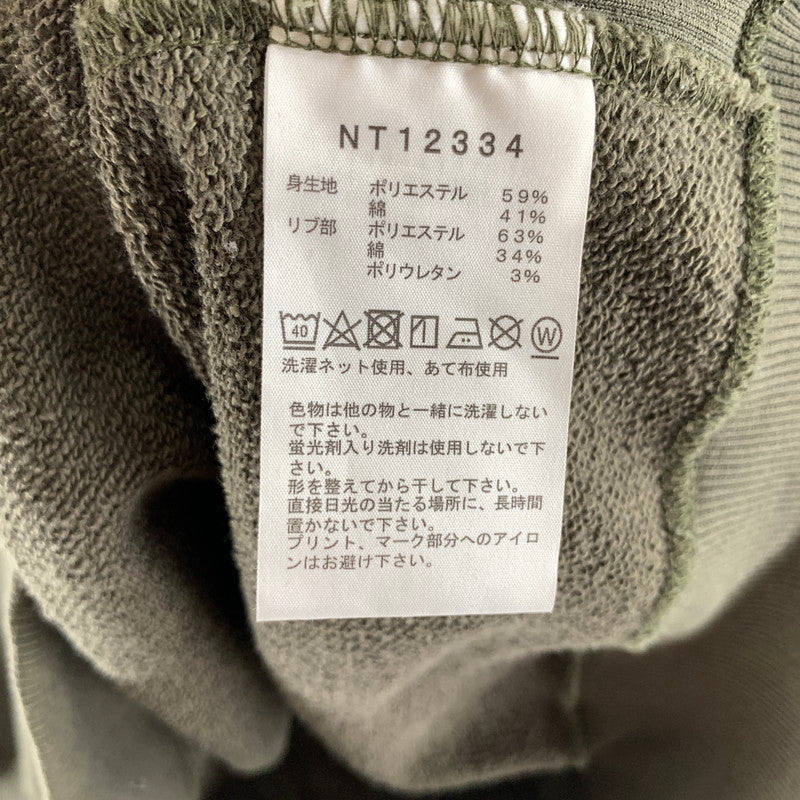 【中古品】【メンズ】 THE NORTH FACE ザ・ノースフェイス ヘザー ロゴ クルー スウェット NT12334 144-261009-ny-15-fuzh サイズ：L カラー：カーキ 万代Net店