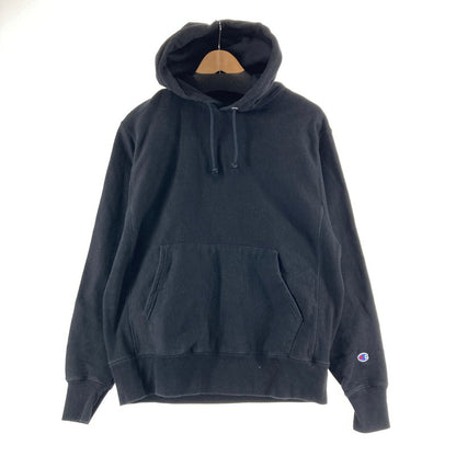 【中古品】【メンズ】 CHAMPION チャンピオン REVERSE WEAVE リバースウィーブ パーカーカラー BLACK/SIZE:M/青タグ 145-261009-ky-18-fuzh 万代Net店