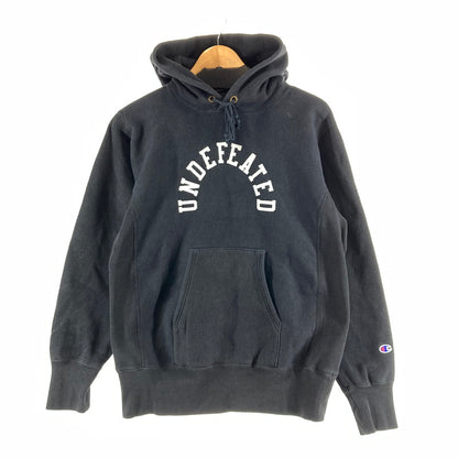 【中古品】【メンズ】 CHAMPION チャンピオン×UNDEFEATED アンディフィーテッド パーカー カラーBLACK SIZE:M C8-Q141 145-261009-ky-07-fuzh 万代Net店