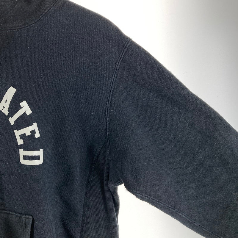 【中古品】【メンズ】 CHAMPION チャンピオン×UNDEFEATED アンディフィーテッド パーカー カラーBLACK SIZE:M C8-Q141 145-261009-ky-07-fuzh 万代Net店