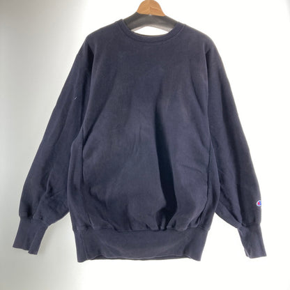 【中古品】【メンズ】 CHAMPION チャンピオン REVERSE WEAVE リバースウィーブ SWEAT カラーNAVY SIZE:XL 刺繍タグ　 145-261009-ky-11-fuzh 万代Net店