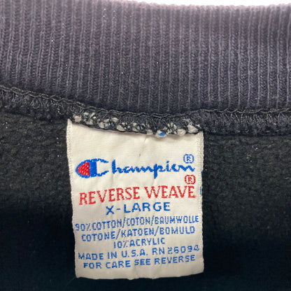 【中古品】【メンズ】 CHAMPION チャンピオン REVERSE WEAVE リバースウィーブ SWEAT カラーNAVY SIZE:XL 刺繍タグ　 145-261009-ky-11-fuzh 万代Net店