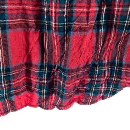 【中古品】【メンズ】 STUSSY ステューシー 長袖シャツ カラーRED チェック柄 SIZE:M 90S ヴィンテージ 142-261009-ky-06-fuzh 万代Net店