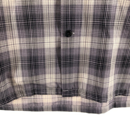 【中古品】【メンズ】 PENDLETON ペンドルトン 6175-3204 OPEN COLLAR SHIRT 長袖シャツ カラーGREY チェック柄 SIZE:M 144-261009-ky-14-fuzh 万代Net店