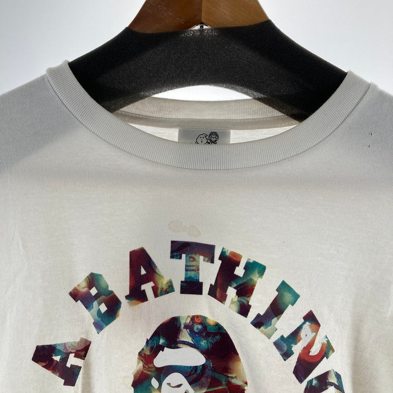 【中古品】【メンズ】 A BATHING APE アベイシングエイプ 001TEH231907X SS TEE Tシャツ カラーWHITE SIZE:L　 142-261009-ky-05-fuzh 万代Net店