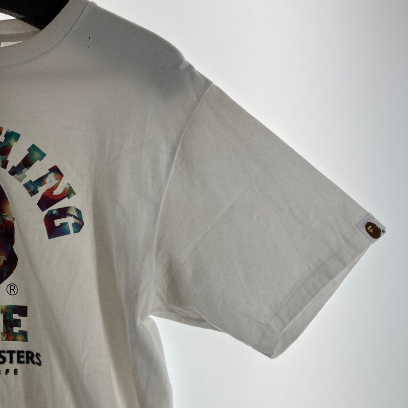 【中古品】【メンズ】 A BATHING APE アベイシングエイプ 001TEH231907X SS TEE Tシャツ カラーWHITE SIZE:L　 142-261009-ky-05-fuzh 万代Net店
