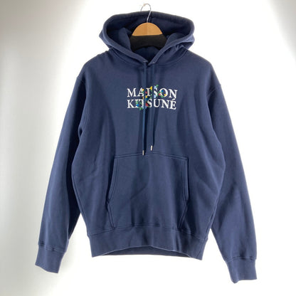 【中古品】【メンズ】 MAISON KITSUNE メゾンキツネ LM00708KM0307 FLOWERS COMFORT HOODIE フーディー パーカー カラーNAVY SIZE:L 140-261009-ky-08-fuzh 万代Net店