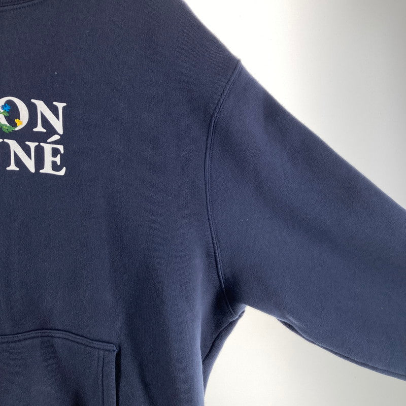 【中古品】【メンズ】 MAISON KITSUNE メゾンキツネ LM00708KM0307 FLOWERS COMFORT HOODIE フーディー パーカー カラーNAVY SIZE:L 140-261009-ky-08-fuzh 万代Net店