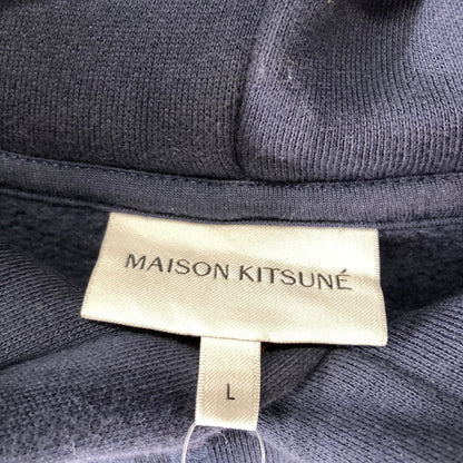 【中古品】【メンズ】 MAISON KITSUNE メゾンキツネ LM00708KM0307 FLOWERS COMFORT HOODIE フーディー パーカー カラーNAVY SIZE:L 140-261009-ky-08-fuzh 万代Net店