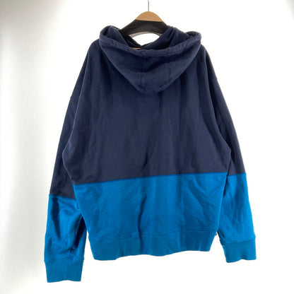 【中古品】【メンズ】 MAISON KITSUNE メゾンキツネ LM00701KM0001 カラーブロック オーバーサイズ フーディ BLUE/SIZE:XL 141-261009-ky-10-fuzh 万代Net店