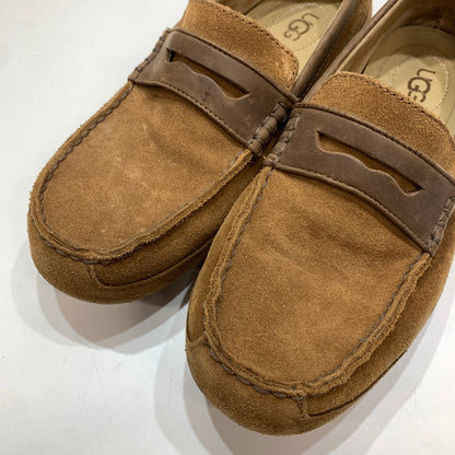【中古品】【メンズ】 UGG アグ F60118L ローファー 靴 CAMEL 本体のみ コインローファー ※使用感あり 165-261028-io-02-fuzh サイズ：27.5cm カラー：キャメル 万代Net店