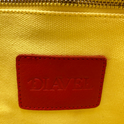【中古品】【レディース】 DIAVEL ディアベル スタッズ トートバック カバン ※使用感有 188-261016-vt-91-fuzh カラー：グリーンカモ/イエロー 万代Net店