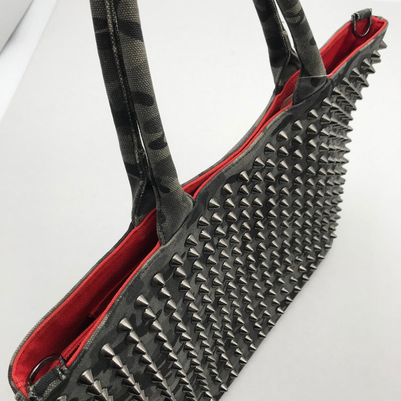 【中古品】【メンズ】 DIAVEL ディアベル スタッズ トートバック カバン 188-261013-vt-96-fuzh カラー：ブラック/レッド 万代Net店