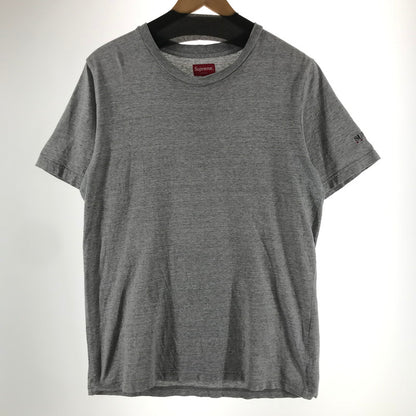 【中古品】【メンズ】 SUPREME シュプリーム 半袖Tシャツ カラーGRAY SIZE:M 袖ロゴ刺繍　 149-261023-ky-05-fuzh 万代Net店