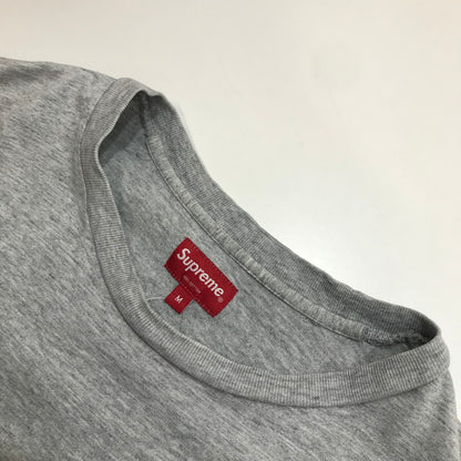 【中古品】【メンズ】 SUPREME シュプリーム 半袖Tシャツ カラーGRAY SIZE:M 袖ロゴ刺繍　 149-261023-ky-05-fuzh 万代Net店