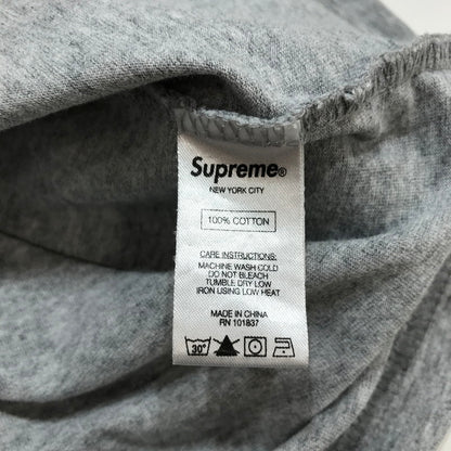 【中古品】【メンズ】 SUPREME シュプリーム 半袖Tシャツ カラーGRAY SIZE:M 袖ロゴ刺繍　 149-261023-ky-05-fuzh 万代Net店
