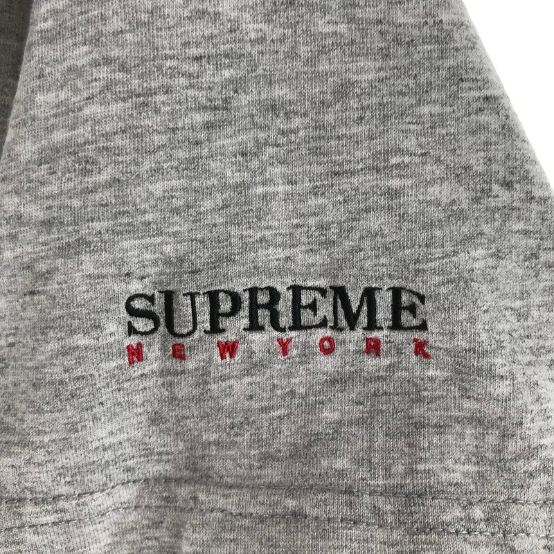 【中古品】【メンズ】 SUPREME シュプリーム 半袖Tシャツ カラーGRAY SIZE:M 袖ロゴ刺繍　 149-261023-ky-05-fuzh 万代Net店
