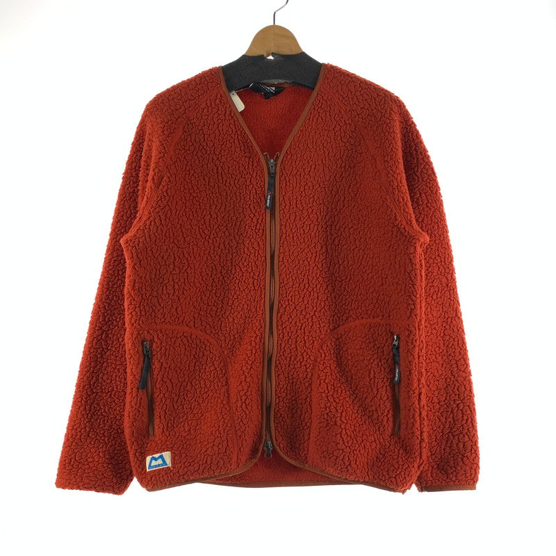【中古品】【メンズ】 MOUNTAIN EQUIPMENT マウンテンイクイップメント 425180 PILE FLEECE CARDIGAN フリースカーディガン FULL ZIP　 144-261009-ny-07-fuzh サイズ：M カラー：オレンジ 万代Net店