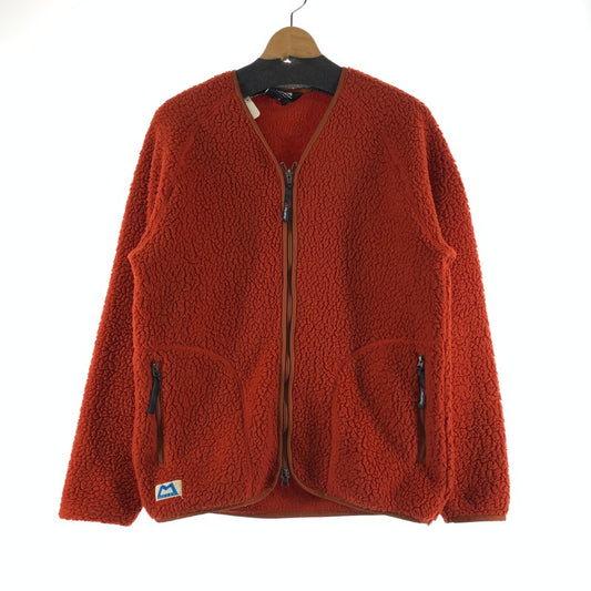 【中古品】【メンズ】 MOUNTAIN EQUIPMENT マウンテンイクイップメント 425180 PILE FLEECE CARDIGAN フリースカーディガン FULL ZIP　 144-261009-ny-07-fuzh サイズ：M カラー：オレンジ 万代Net店
