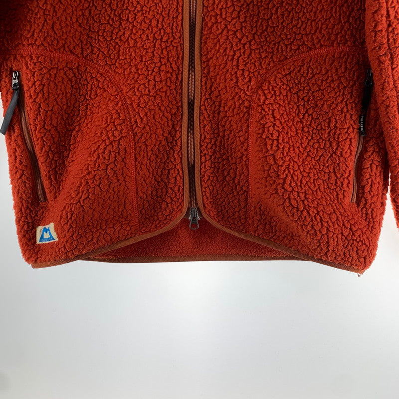 【中古品】【メンズ】 MOUNTAIN EQUIPMENT マウンテンイクイップメント 425180 PILE FLEECE CARDIGAN フリースカーディガン FULL ZIP　 144-261009-ny-07-fuzh サイズ：M カラー：オレンジ 万代Net店