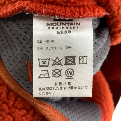 【中古品】【メンズ】 MOUNTAIN EQUIPMENT マウンテンイクイップメント 425180 PILE FLEECE CARDIGAN フリースカーディガン FULL ZIP　 144-261009-ny-07-fuzh サイズ：M カラー：オレンジ 万代Net店