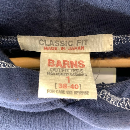 【中古品】【メンズ】 BARNS OUTFITTERS バーンズ アウトフィッターズ パーカー 　 145-261009-ny-04-fuzh サイズ：1 カラー：ネイビー 万代Net店