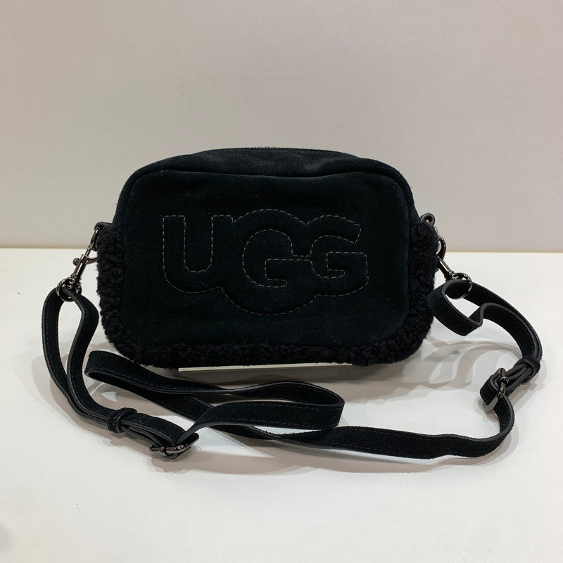 【中古品】【レディース】 UGG アグ 1113870 JANEY II UGG クロスボディバッグ シープスキン.スエード 保存袋付属 カバン 188-261009-ny-01-fuzh カラー：ブラック 万代Net店