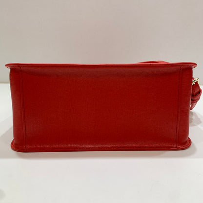 【中古品】【レディース】 FURLA フルラ ベラ サッチェル 2WAY BAG ショルダー 保存袋付属 カバン 188-261009-ny-02-fuzh カラー：レット 万代Net店