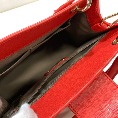 【中古品】【レディース】 FURLA フルラ ベラ サッチェル 2WAY BAG ショルダー 保存袋付属 カバン 188-261009-ny-02-fuzh カラー：レット 万代Net店