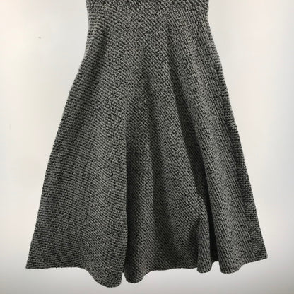 【中古品】【レディース】 RIENDA リエンダ ニットワンピース BLACK ノースリーブ フレア タグ付き ワンピ 女性用 上品 おしゃれ 170-261018-io-08-fuzh サイズ：M カラー：ブラック.ツイード 万代Net店