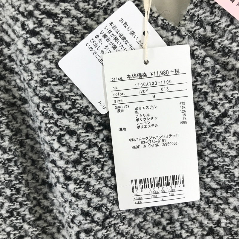 【中古品】【レディース】 RIENDA リエンダ ニットワンピース BLACK ノースリーブ フレア タグ付き ワンピ 女性用 上品 おしゃれ 170-261018-io-08-fuzh サイズ：M カラー：ブラック.ツイード 万代Net店