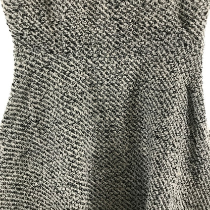 【中古品】【レディース】 RIENDA リエンダ ニットワンピース BLACK ノースリーブ フレア タグ付き ワンピ 女性用 上品 おしゃれ 170-261018-io-08-fuzh サイズ：M カラー：ブラック.ツイード 万代Net店
