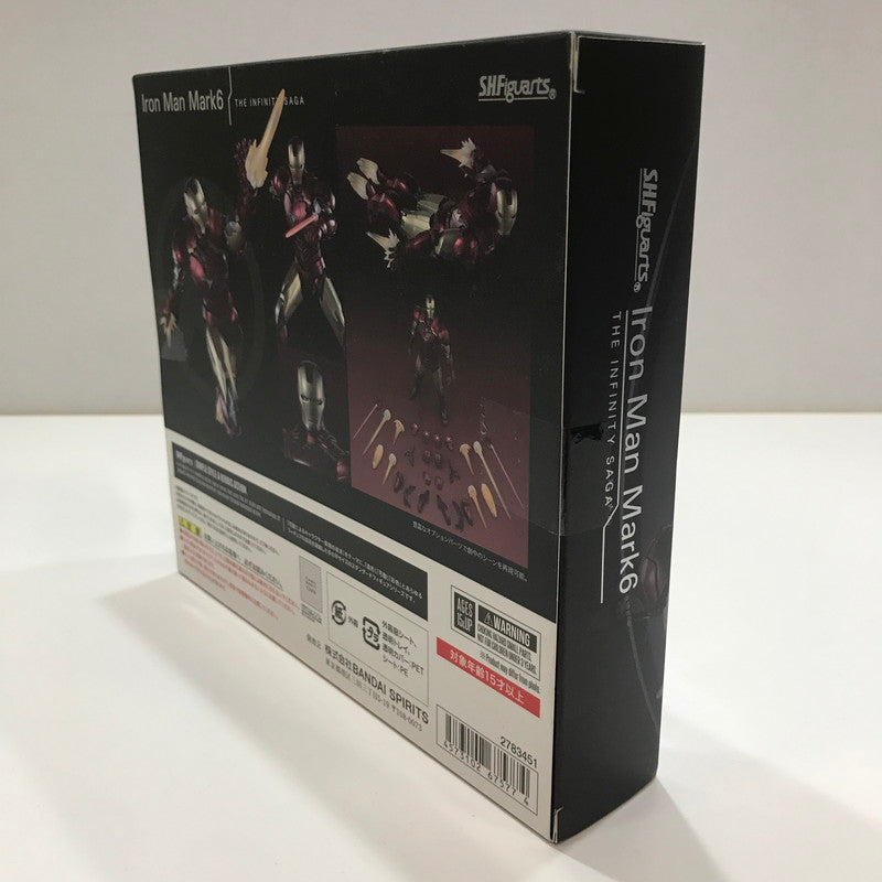 【中古美品】 未開封 S.H.Figuarts アイアンマン マーク６(THE INFINTY SAGA) フィギュア 055-261014-io-22-fuzh 万代Net店