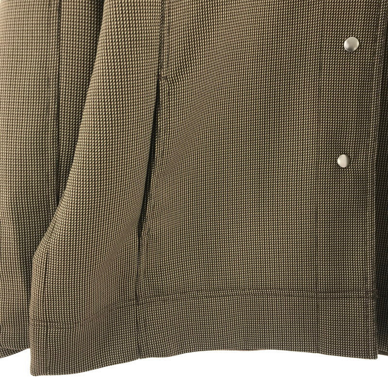 【中古品】【レディース】 TODAYFUL トゥデイフル HOUNDSTOOTH RAGLAN JACKET ハウンドトゥース ラグランジャケット BROWN 12420103 上着 アウター 169-261018-io-01-fuzh サイズ：38 カラー：ブラウン.千鳥格子 万代Net店