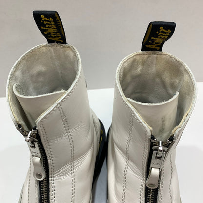 【中古品】【レディース】 DR.MARTENS ドクターマーチン AW006 JETTA ZIP BOOTS 靴 WHITE UK5 ※汚れ・キズ・使用感あり 167-261028-io-11-fuzh サイズ：24.0cm カラー：ホワイト 万代Net店